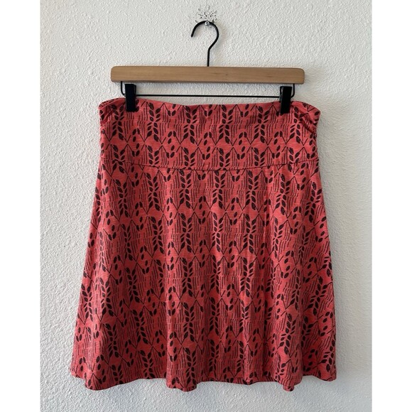 Toad and Co Chaka Skirt Womens Medium Reddish Tencel Cotton Hiking Athletic - Picture 1 of 14